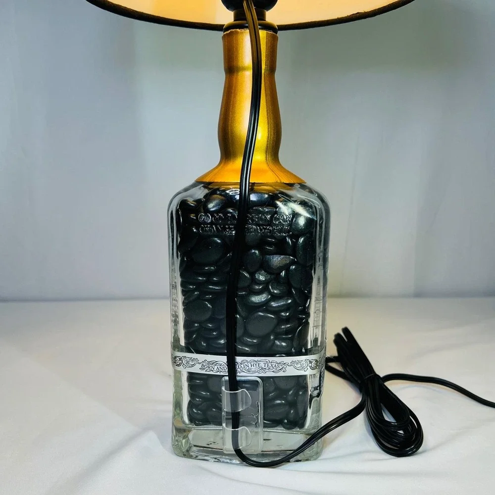 Garrison Brothers 2022 Cowboy Bourbon Bottle Lamp Black‎ Shade Texas Whiskey